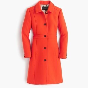 J. Crew Petite Classic lady day coat in Italian double-cloth wool w/ Thinsulate